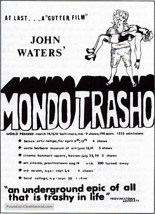 Mondo Trasho - Movie Poster