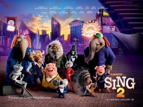 Sing 2 - British Movie Poster
