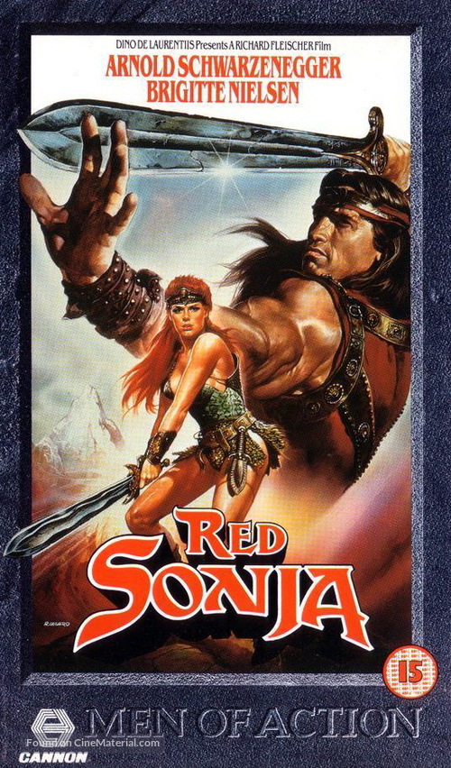 Red Sonja - British VHS movie cover