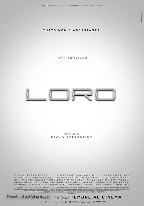 Loro - Italian Movie Poster
