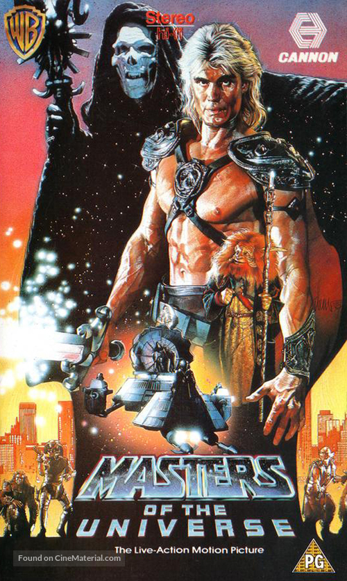 Masters Of The Universe - British VHS movie cover