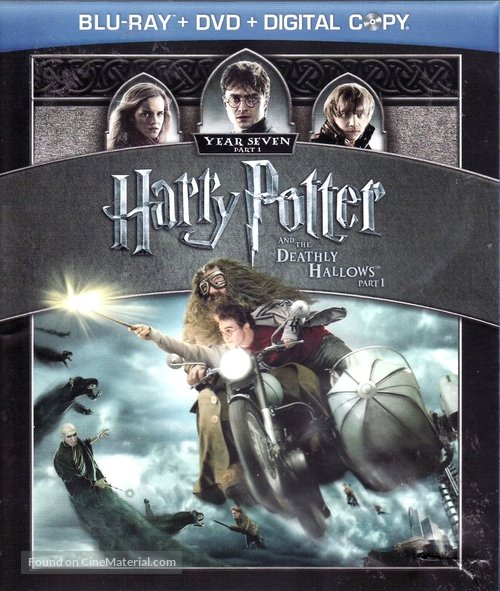 Harry Potter and the Deathly Hallows - Part 1 - Blu-Ray movie cover