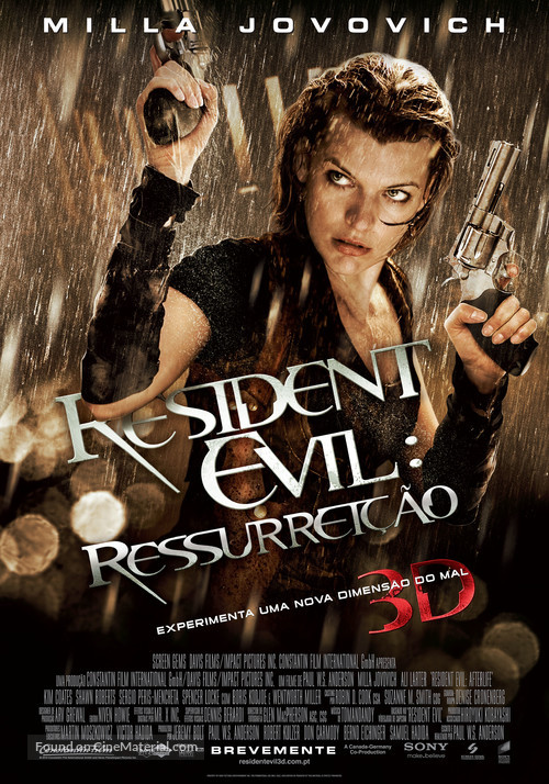 Resident Evil: Afterlife - Portuguese Movie Poster