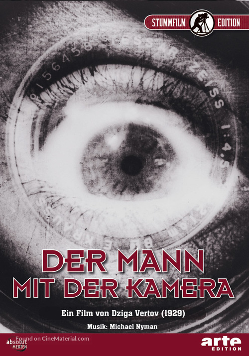 Chelovek s kino-apparatom - German Movie Cover