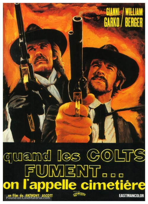 Gli fumavano le Colt... lo chiamavano Camposanto - French Movie Poster