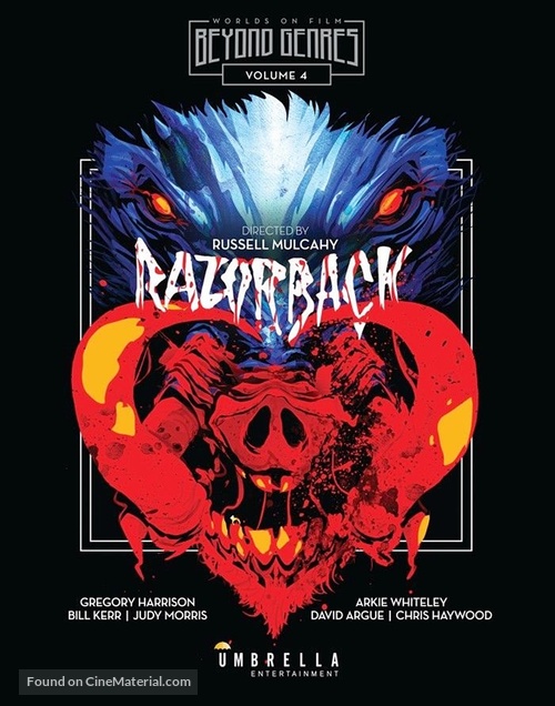 Razorback - Australian Blu-Ray movie cover