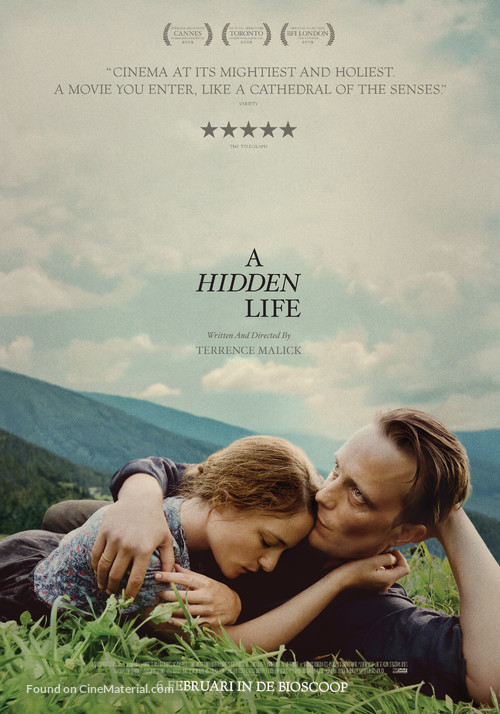 A Hidden Life - Dutch Movie Poster