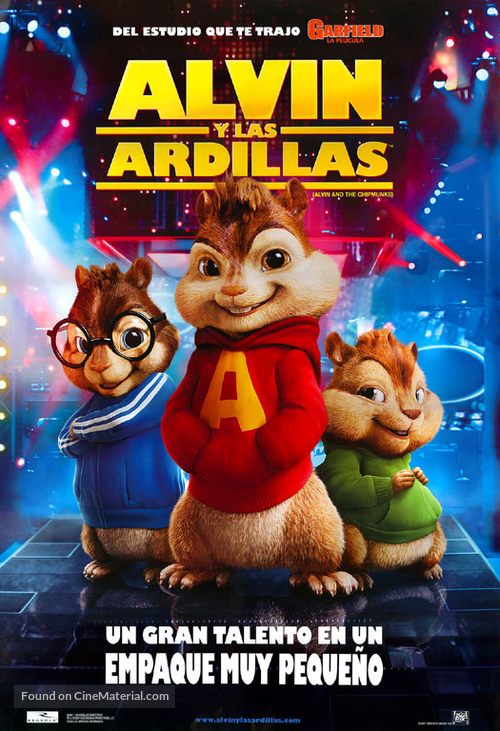 Alvin and the Chipmunks - Mexican Movie Poster