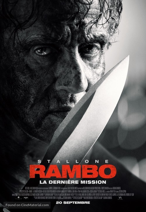 Rambo: Last Blood - Canadian Movie Poster