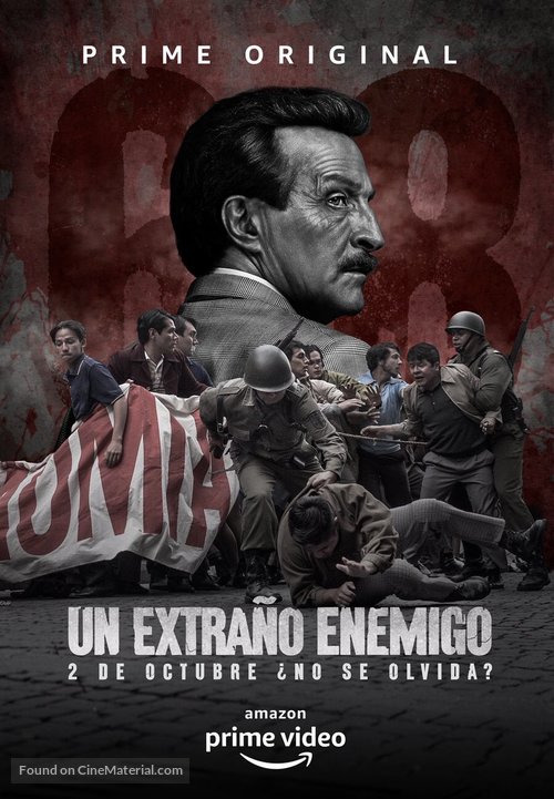 &quot;Un extra&ntilde;o enemigo&quot; - Mexican Movie Poster