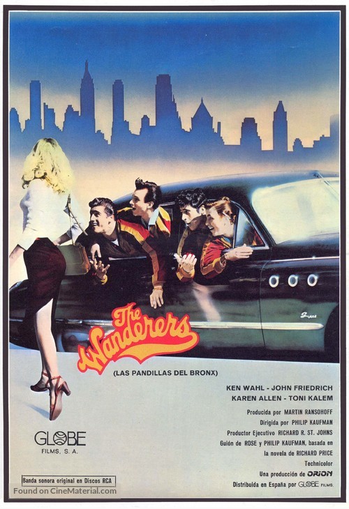 The Wanderers - Spanish Movie Poster