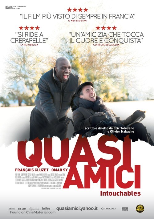 Intouchables - Italian Movie Poster