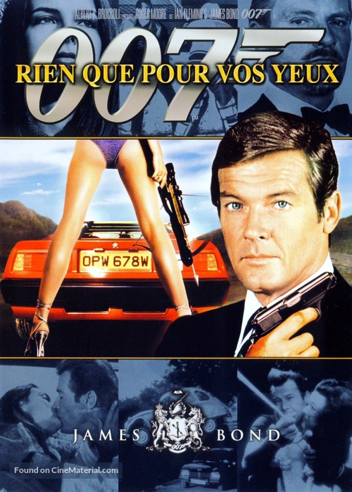 For Your Eyes Only - French DVD movie cover