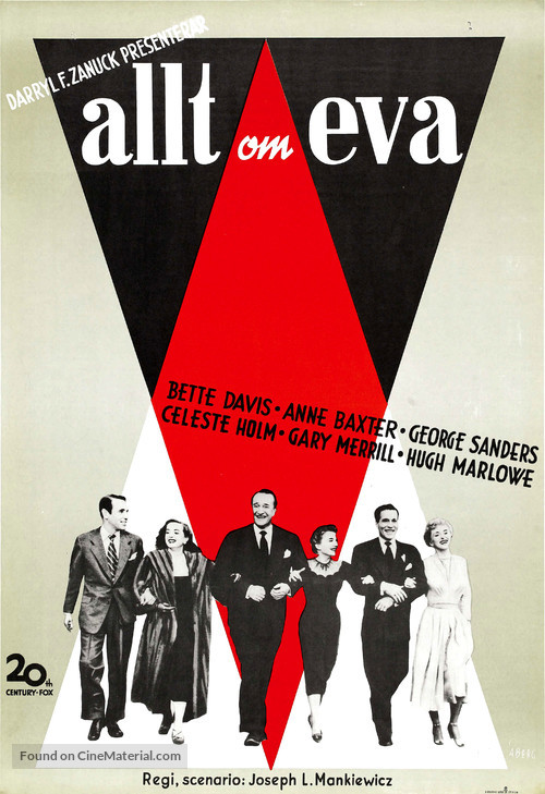 All About Eve - Swedish Movie Poster