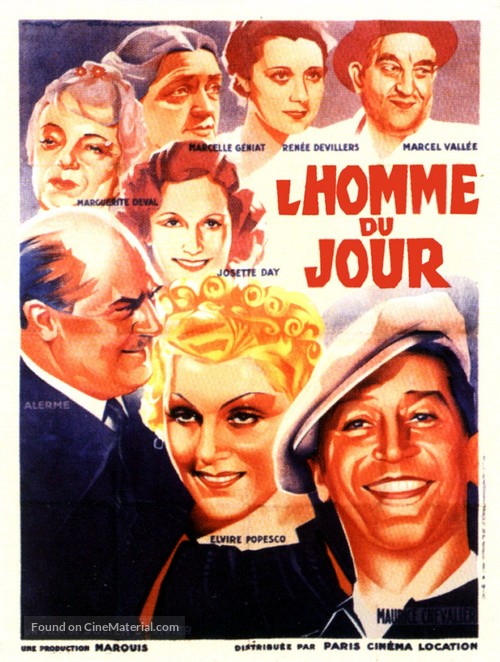 L&#039;homme du jour - French Movie Poster