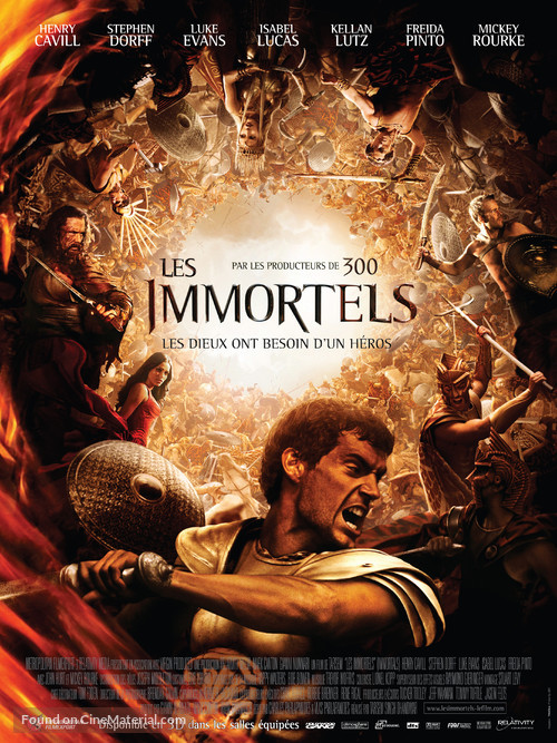 Immortals - French Movie Poster