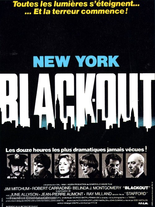 Blackout - French Movie Poster