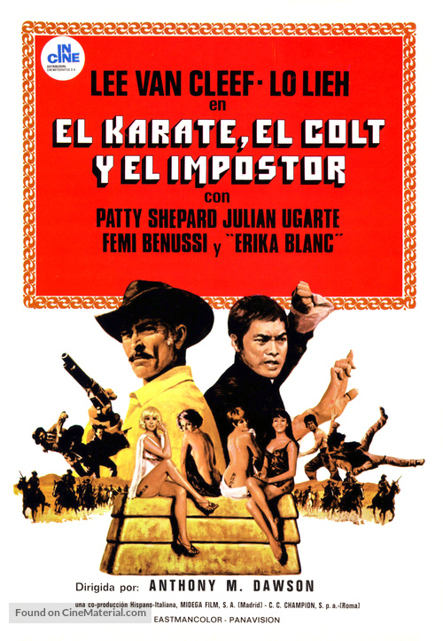 El k&aacute;rate, el Colt y el impostor - Spanish Movie Poster