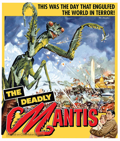 The Deadly Mantis - Blu-Ray movie cover
