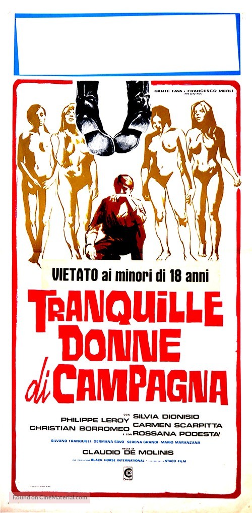 Tranquille donne di campagna - Italian Movie Poster