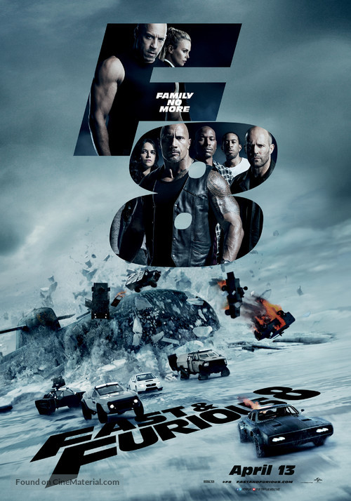 The Fate of the Furious - Lebanese Movie Poster