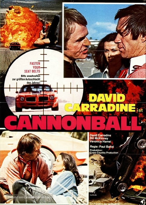 Cannonball! - German Movie Poster