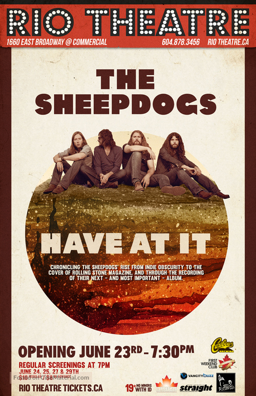 The Sheepdogs Have at It - Canadian Movie Poster