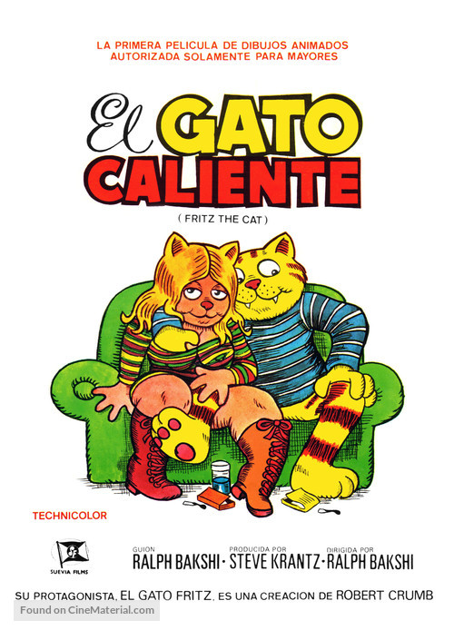 Fritz the Cat - Spanish Movie Poster