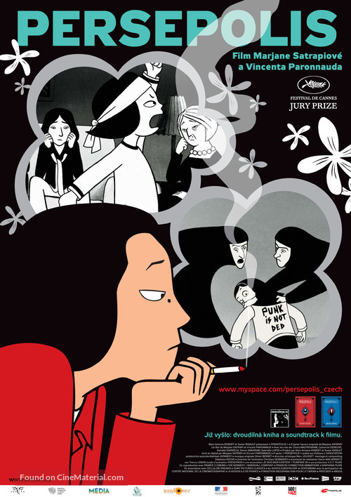 Persepolis - Czech Movie Poster