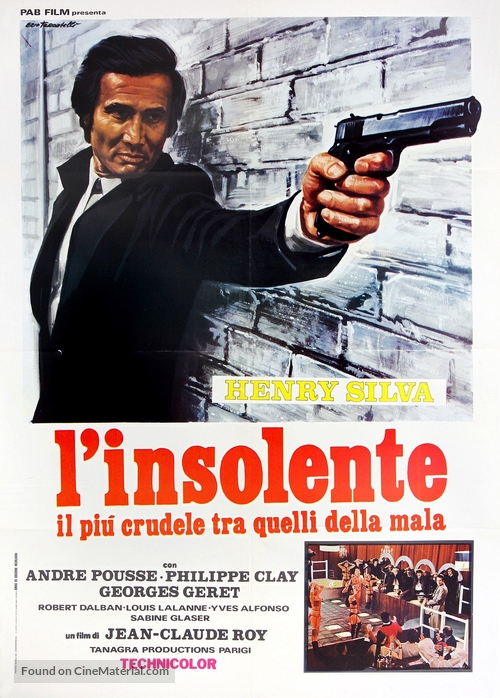 L&#039;insolent - Italian Movie Poster