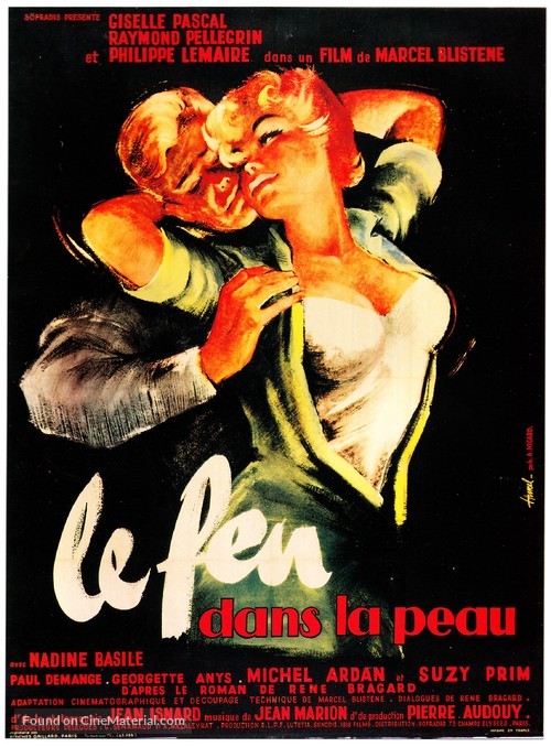 Le feu dans la peau - French Movie Poster