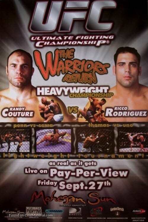 UFC 39: The Warriors Return - Movie Poster