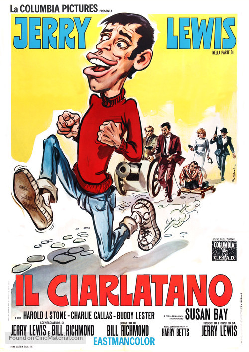 The Big Mouth - Italian Movie Poster