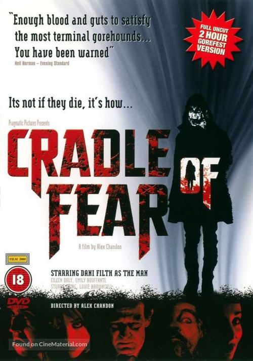 Cradle of Fear - British DVD movie cover
