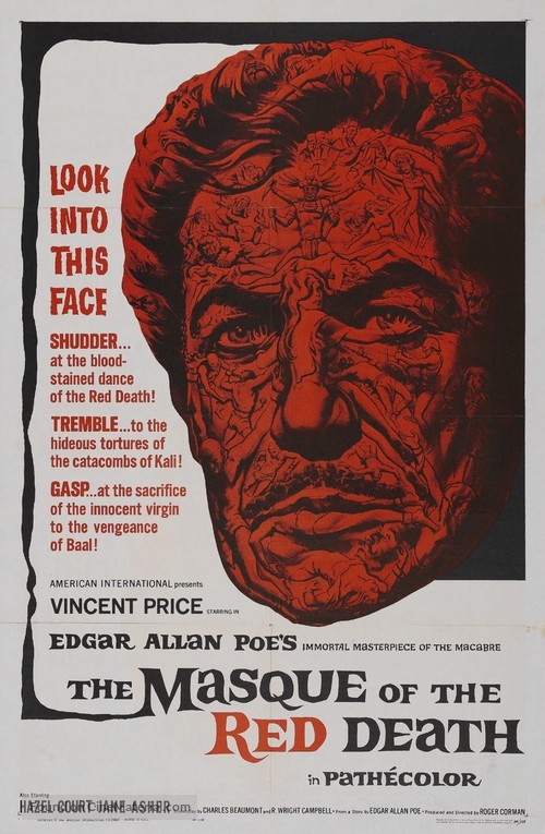 The Masque of the Red Death - Theatrical movie poster
