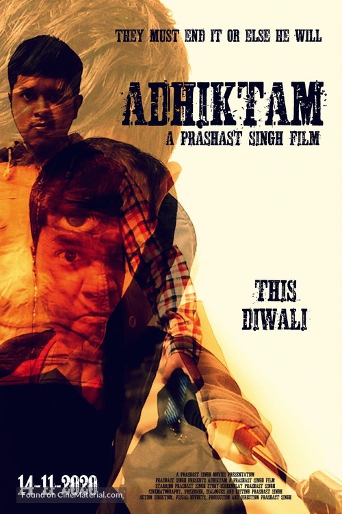 Adhiktam - Indian Movie Poster