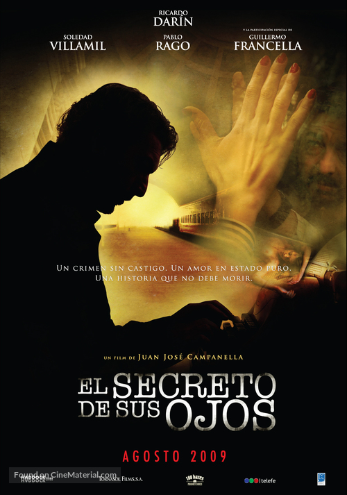 El secreto de sus ojos - Argentinian Teaser movie poster