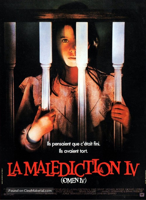 Omen IV: The Awakening - French Movie Poster