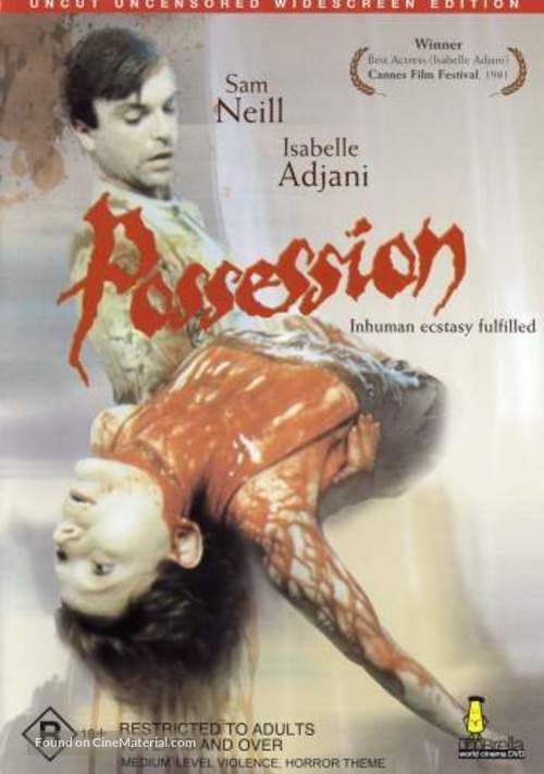 Possession - Australian DVD movie cover