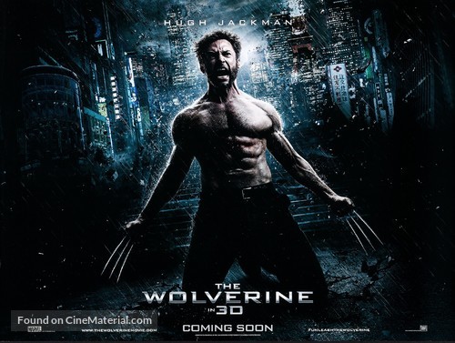 The Wolverine - British Advance movie poster