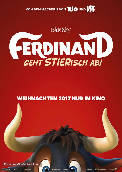 Ferdinand - German Movie Poster