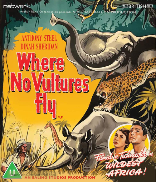 Where No Vultures Fly - British Blu-Ray movie cover