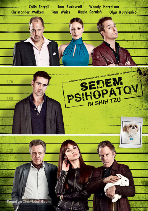 Seven Psychopaths - Slovenian Movie Poster