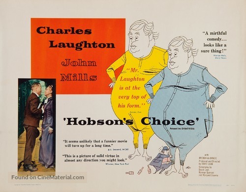 Hobson&#039;s Choice - Movie Poster