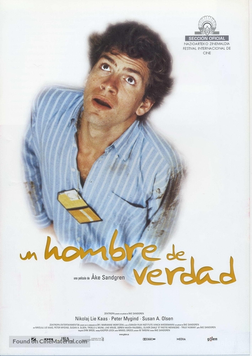 Et rigtigt menneske - Spanish Movie Poster