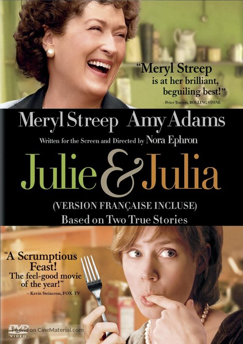 Julie &amp; Julia - Canadian DVD movie cover