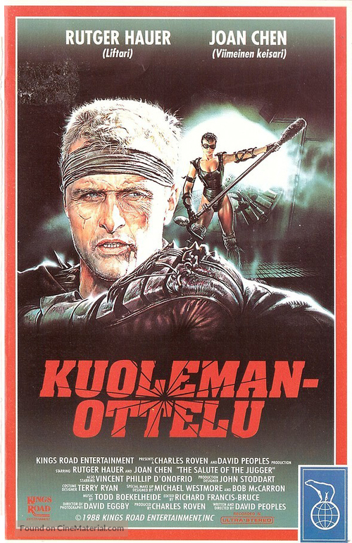 The Blood of Heroes - Finnish VHS movie cover