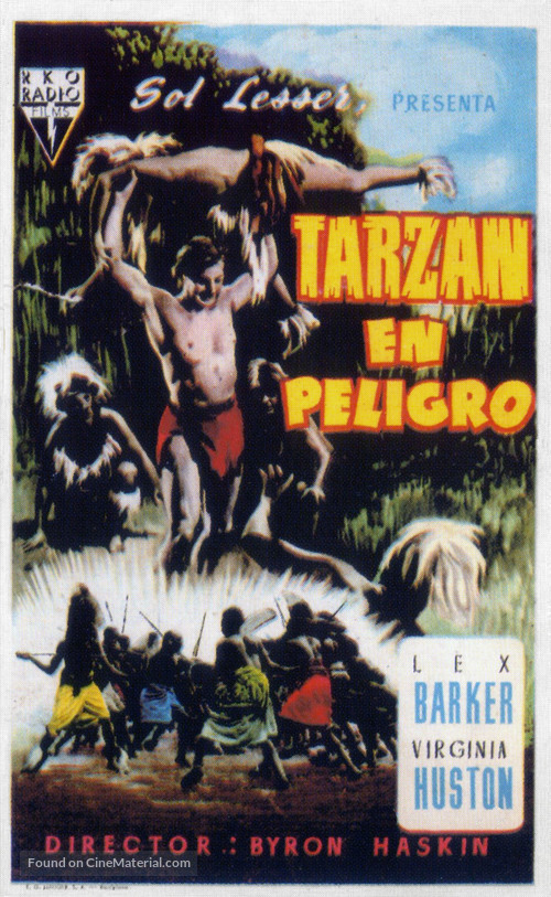 Tarzan&#039;s Peril - Spanish Movie Poster