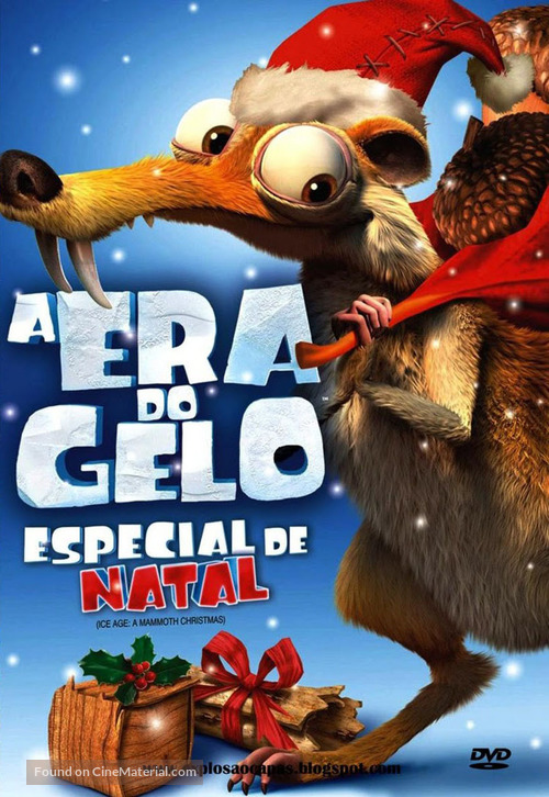 Ice Age: A Mammoth Christmas - Brazilian DVD movie cover