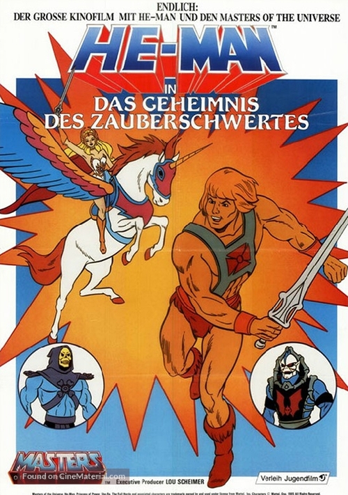 The Secret of the Sword - German Movie Poster